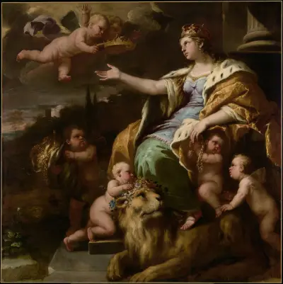 Allegory of Magnanimity av Luca Giordano