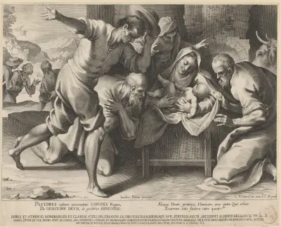 Adoration of the Shepherds av Lucas Kilian