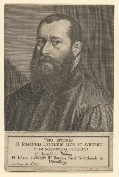 Portrait of Hans Lencker av Lucas Kilian