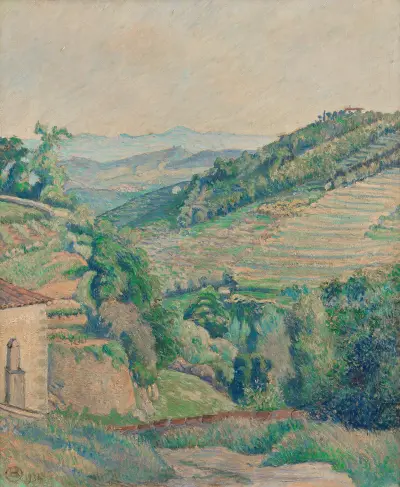 Le Mont Verdaille, Cotignac von Lucien Pissarro
