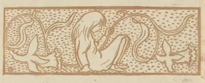 Meisje met narcissen von Lucien Pissarro