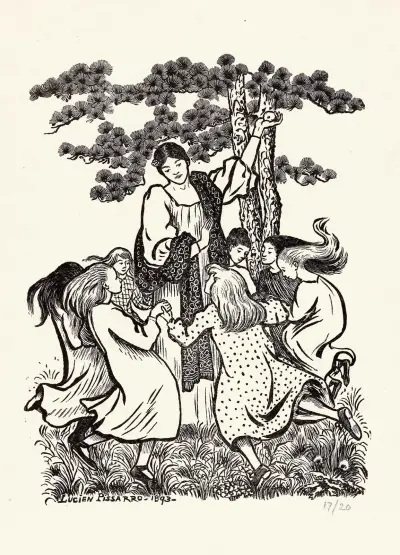 Rondedans von Lucien Pissarro