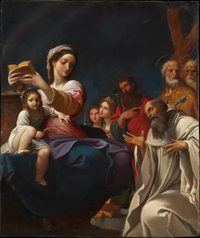 Madonna and Child with Saints von Ludovico Carracci