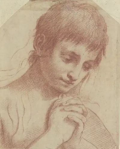 Praying youth von Ludovico Carracci