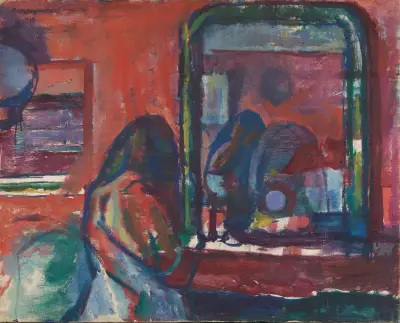 At the Mirror, Ludvig Karsten