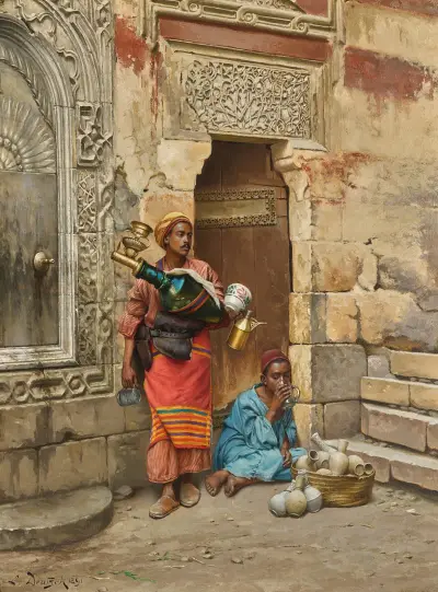 The Water Seller av Ludwig Deutsch