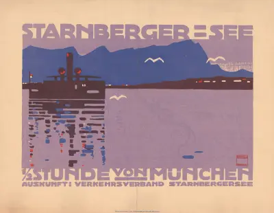 Starnberger-See, ½ Stunde von München, Ludwig Hohlwein