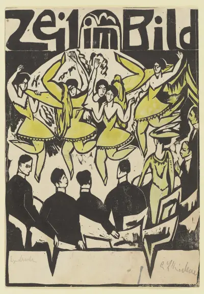 Eispalast-Tänze av Ernst Ludwig Kirchner