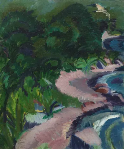 Fehmarnlandschaft av Ernst Ludwig Kirchner