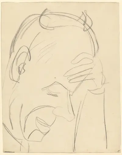 Portrét, Ernst Ludwig Kirchner