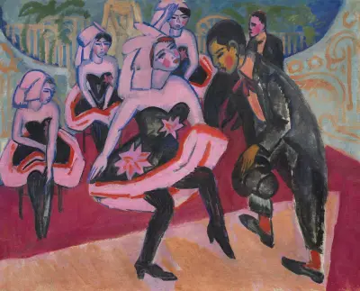Tanz im Varieté av Ernst Ludwig Kirchner