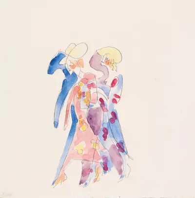 Tänzerinnen av Ernst Ludwig Kirchner