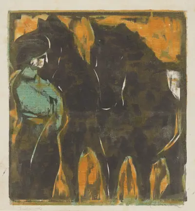 Tattersall av Ernst Ludwig Kirchner