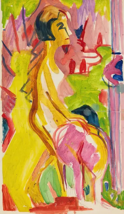 Zwei weibliche Akte, 1926 von Ernst Ludwig Kirchner