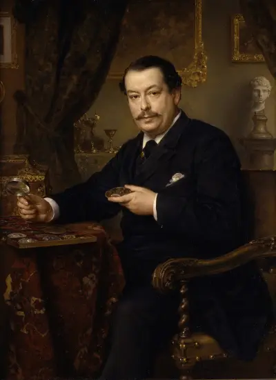 The banker Itzinger, Ludwig Knaus