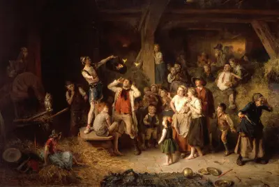 The magician in the barn, Ludwig Knaus