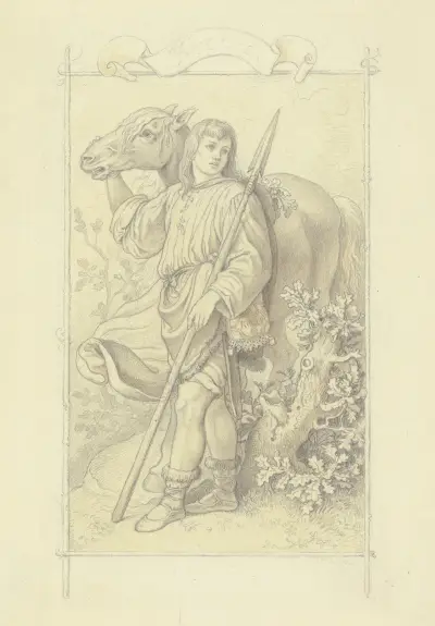 Krocus av Adrian Ludwig Richter