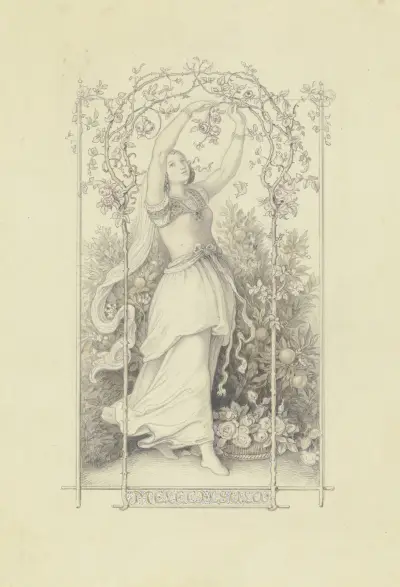 Melechsala av Adrian Ludwig Richter