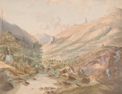 In Geyser Cañon, Cala. av James Madison Alden