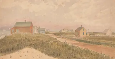 My Cottage at Brant Rock, Masstts. av James Madison Alden