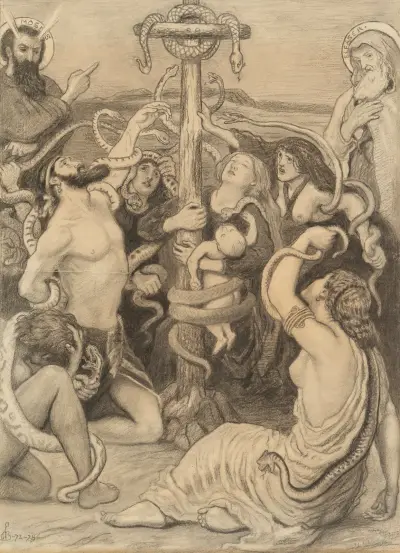 Moses and the Brazen Serpent av Ford Madox Brown
