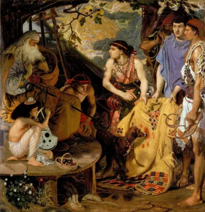 The Coat Of Many Colours av Ford Madox Brown