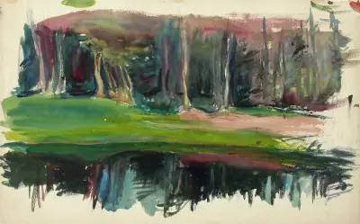 Landschaft, 1900 – Nr. 1 von Magnus Enckell
