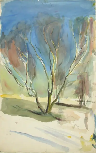 Landschaft, 1890 – Nr. 1 von Magnus Enckell