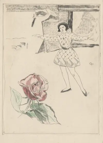 Tanečnice s růží, Marc Gonthier
