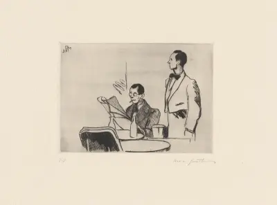 Kavárenský číšník, Dôme, Marc Gonthier