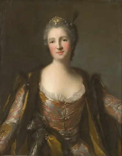 Marquise de Broglie (1718-1777) as Sultana av Jean-Marc Nattier
