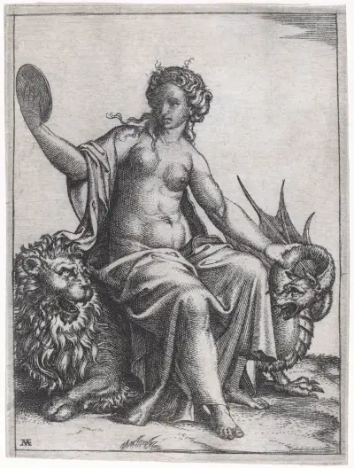 Prudence, 1513 av Marcantonio Raimondi