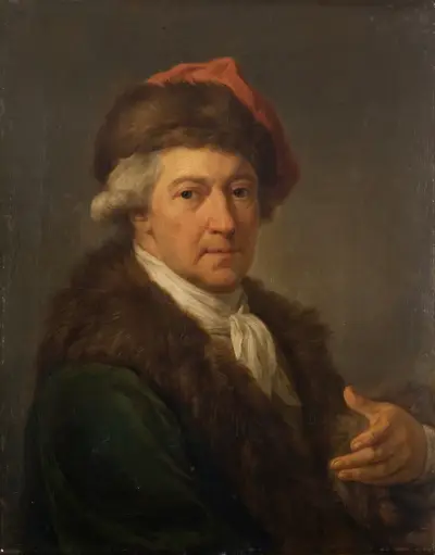 Self-Portrait in the Polish National Costume av Marcello Bacciarelli