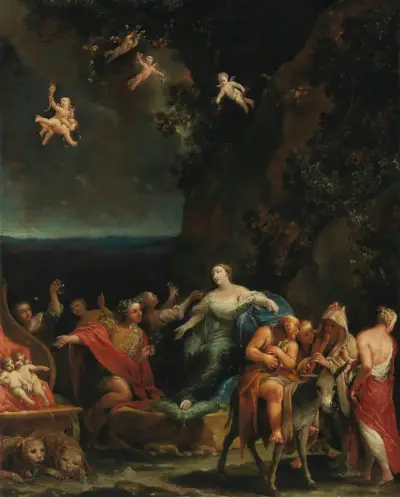 Bacchus and Ariadne av Giuseppe Maria Crespi