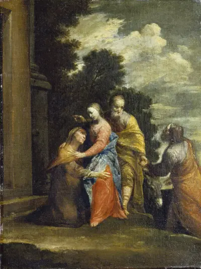 The Visitation av Giuseppe Maria Crespi
