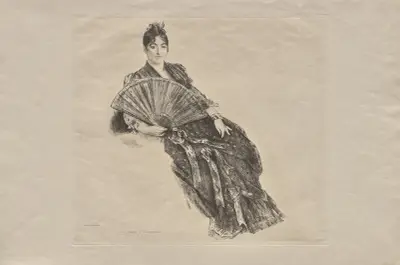 Selbstporträt im spanischen Kostüm von Marie Bracquemond