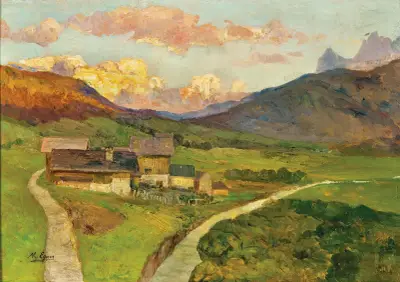 Abend im Sextenthal (Kreuzbergsattl), Marie Egner