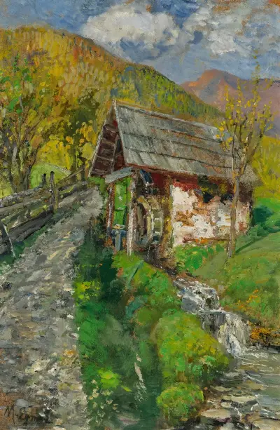 An old mill in Carinthia, Marie Egner