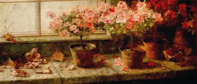 Flowering Azaleas, Marie Egner