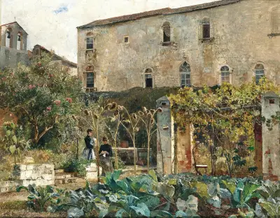 In a Southern Garden, Marie Egner