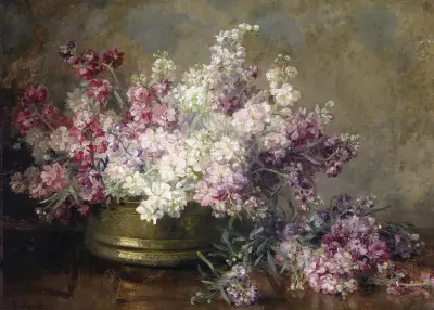 Schale mit Blumen, Marie Egner