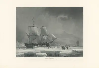 Les Glaces (after Morel-Fatio) av Jean-Pierre-Marie Jazet