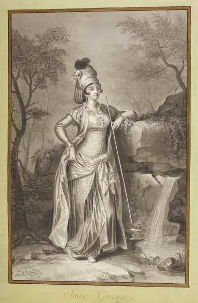 Junge Griechin von François-Marie Rosset