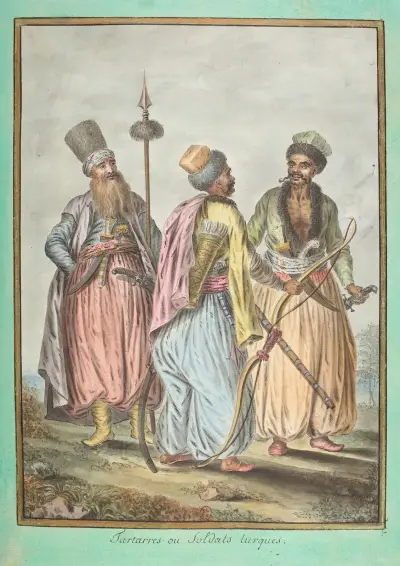 Tartaren oder türkische Soldaten von François-Marie Rosset