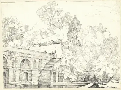 Staw rybny w Villa Madama, Joseph-Marie Vien