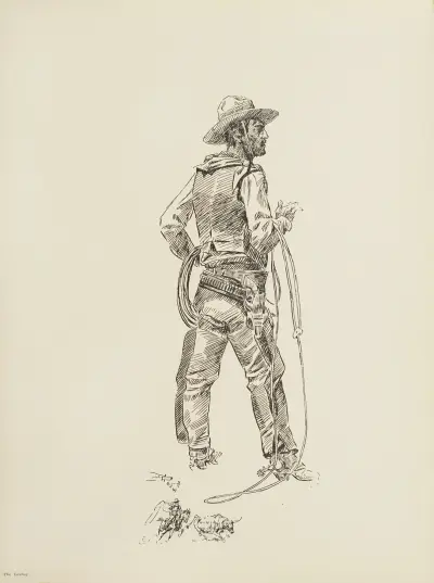 The Cowboy av Charles Marion Russell