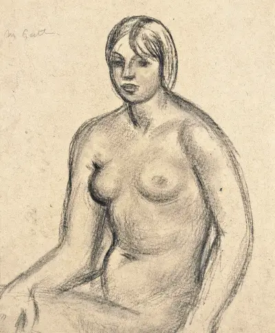 Weiblicher Akt von Mark Gertler