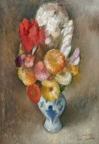 Blumen in einer Vase von Mark Gertler