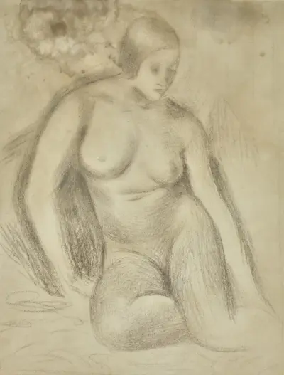 Aktstudie von Mark Gertler