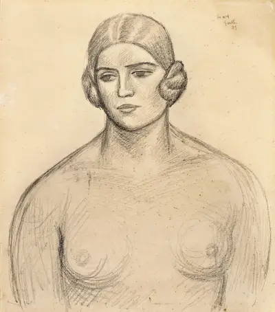 Bildnis einer Frau von Mark Gertler